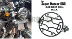 Royal Enfield Super Meteor 650 Headlight Grill Black - SPAREZO